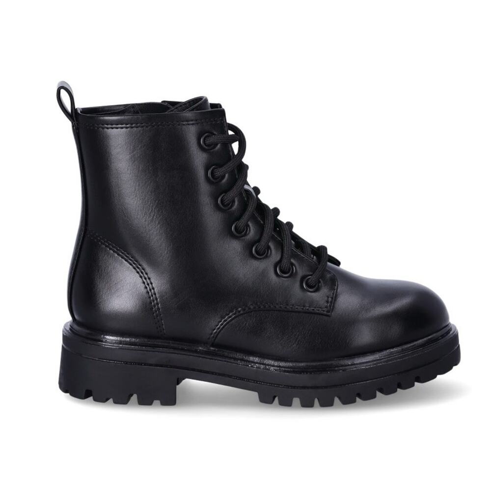 Wonder Nation Little & Big Girls Combat Medium Width Black Round Boots Size 13k - Picture 5 of 5